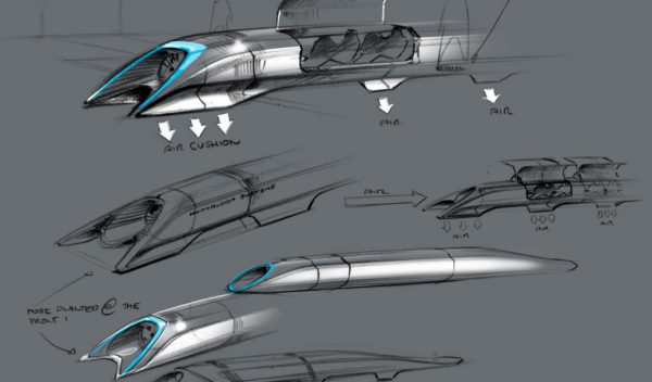 hyperloop bocetos